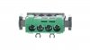 Listwa zaciskowa 4-otwory zielona IP2x Z-4 004830